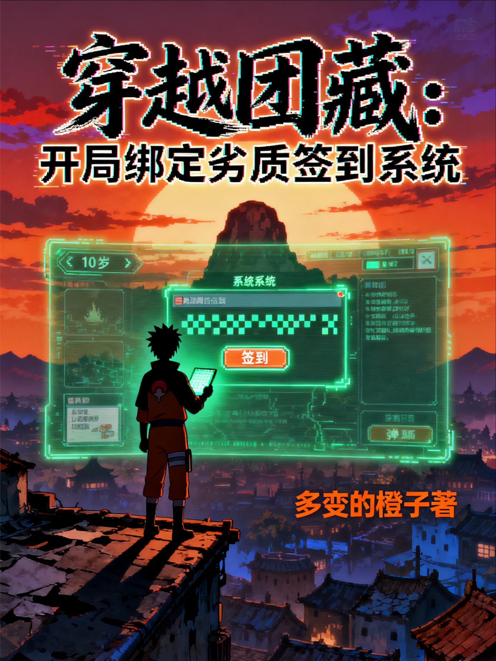 穿越团藏：开局绑定劣质签到系统封面