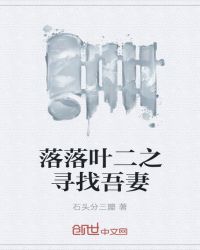 落落叶二之寻找吾妻封面