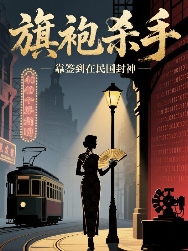 旗袍杀手靠签到在民国封神封面