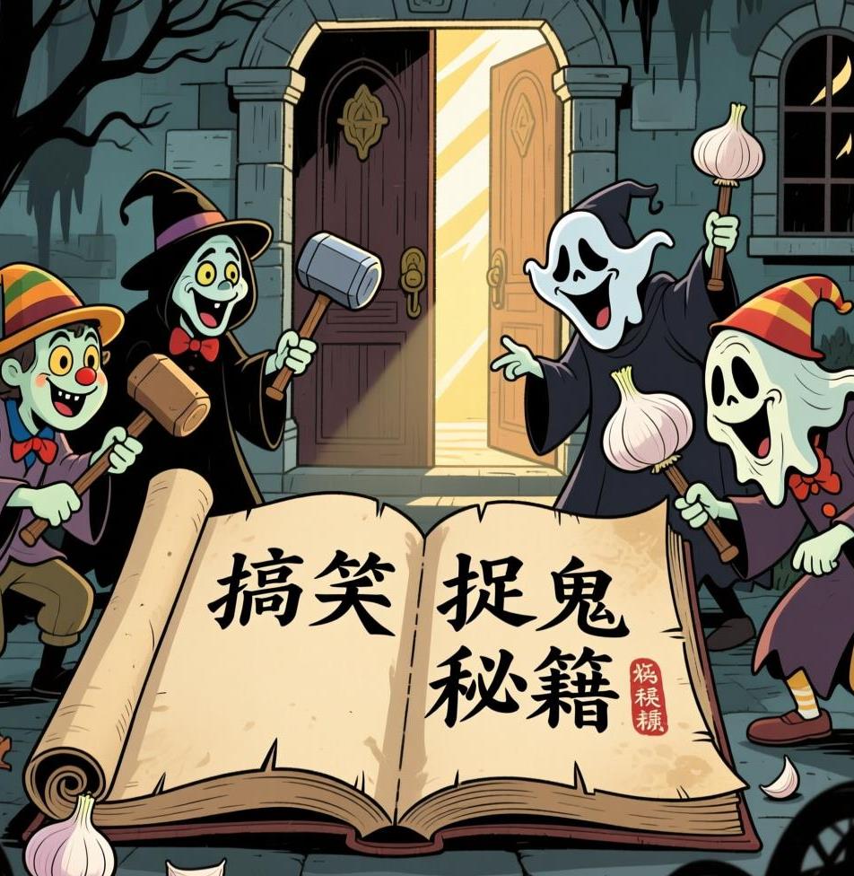 搞笑捉鬼秘籍封面