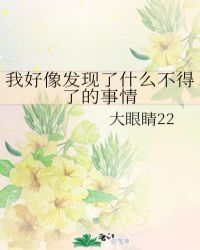 我好像发现了什么不得了的事情封面