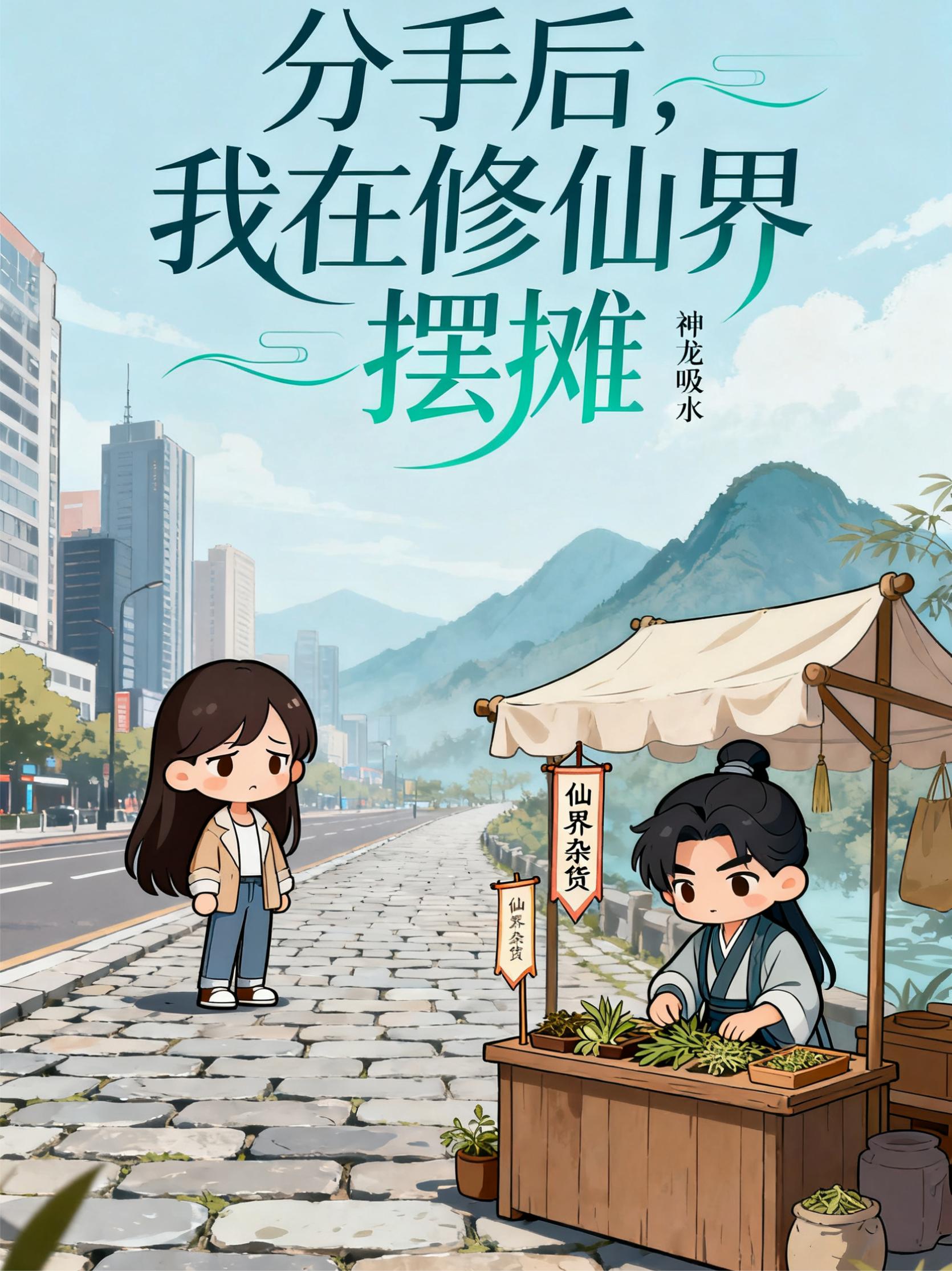 分手后，我在修仙界摆摊封面