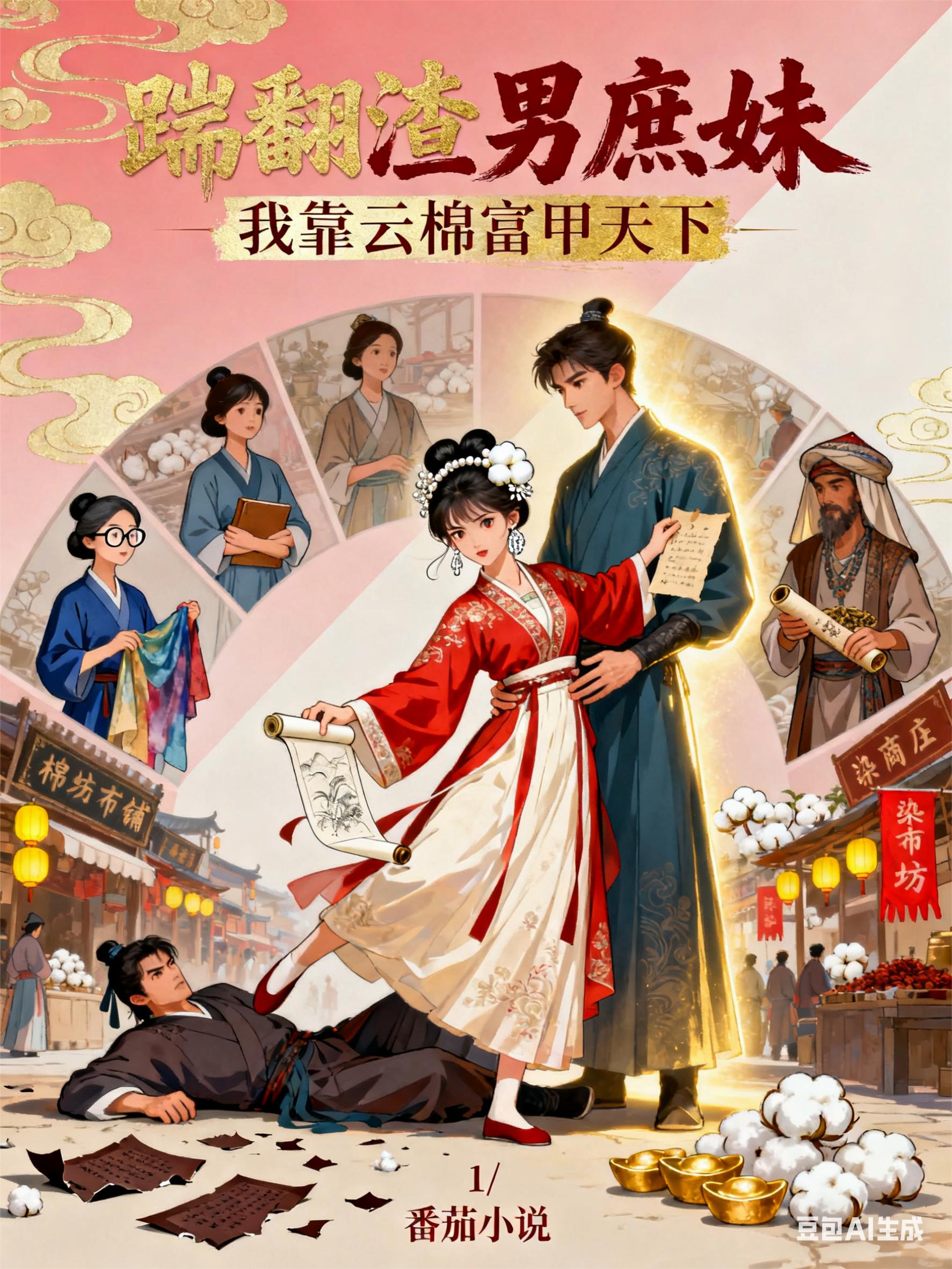 踹翻渣男庶妹,我靠云棉富甲天下封面