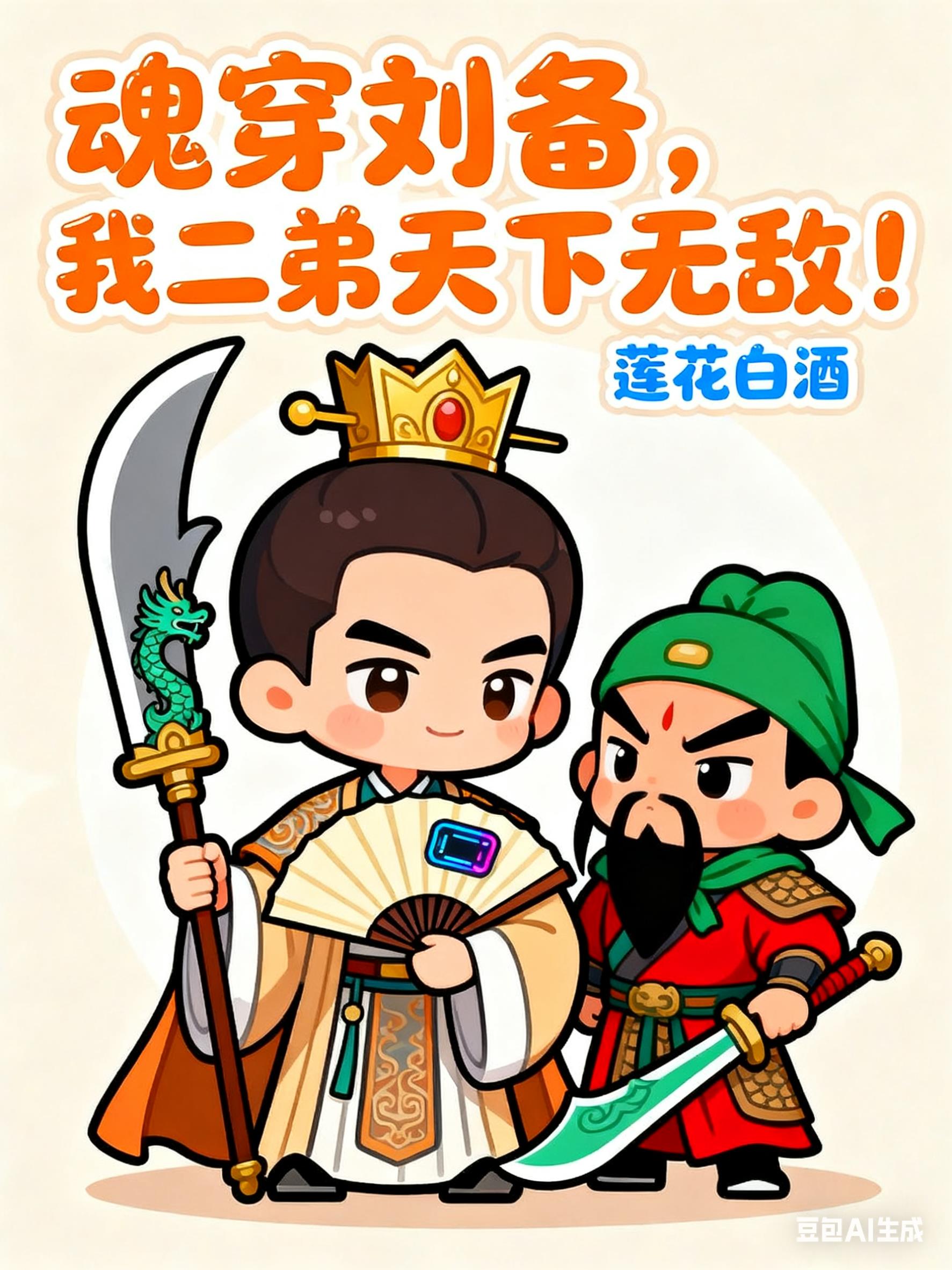 魂穿刘备，我二弟天下无敌！封面