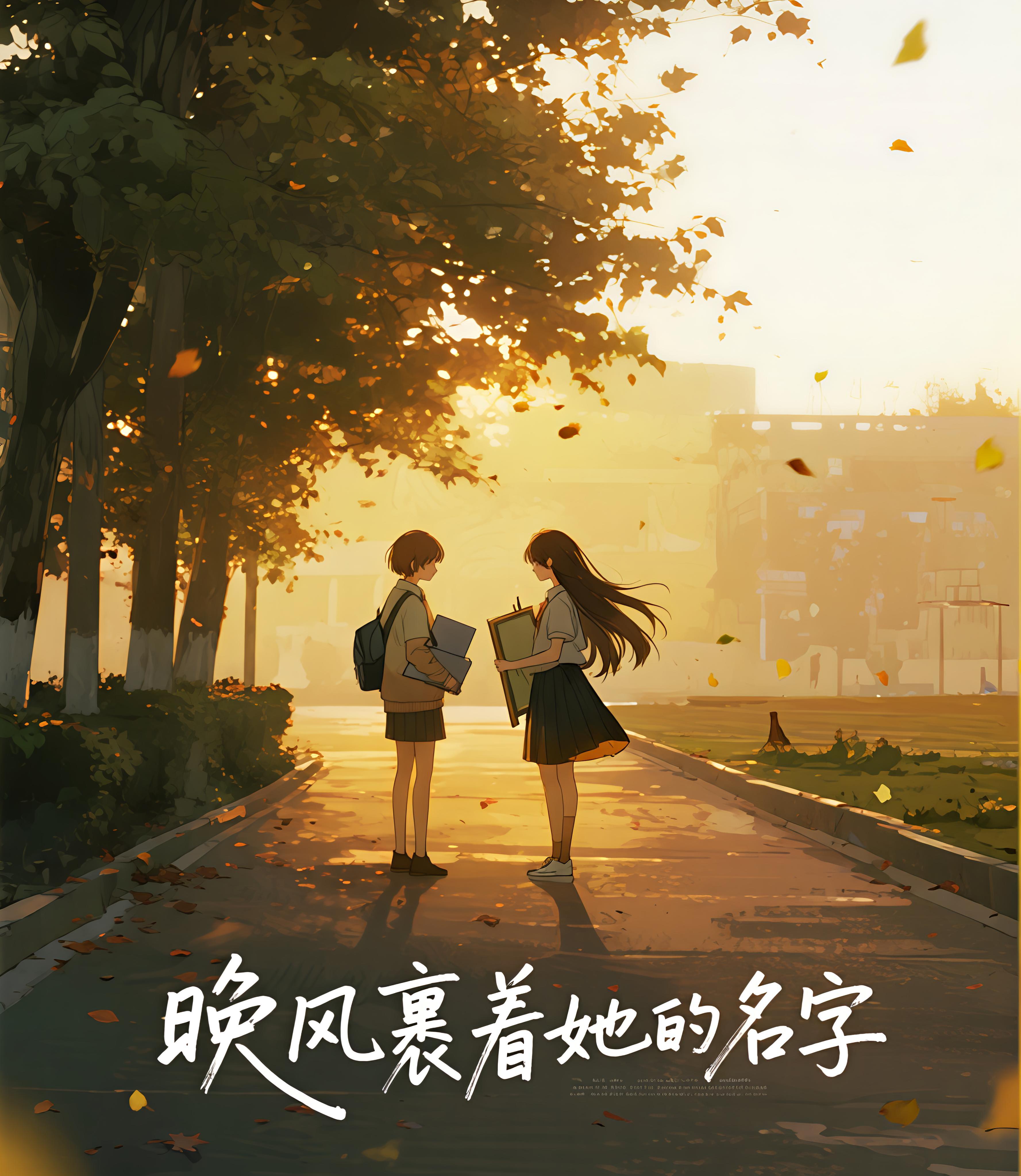 晚风裹着她的名字封面