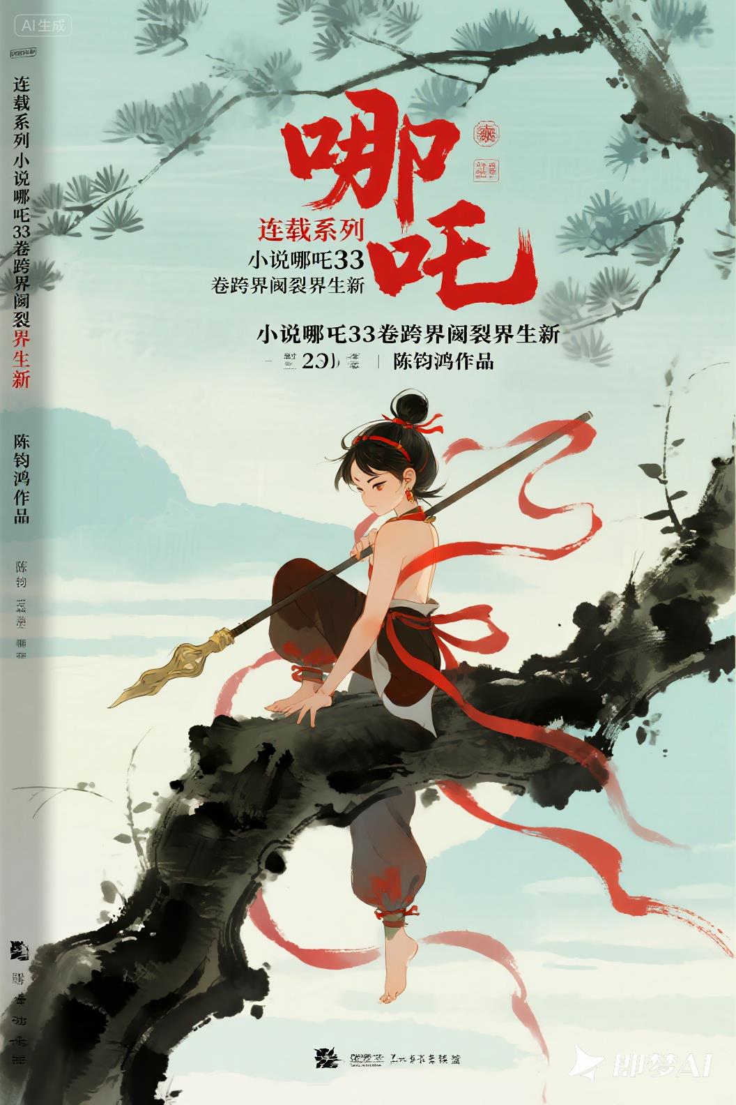 哪吒33卷跨界阈裂界生新封面