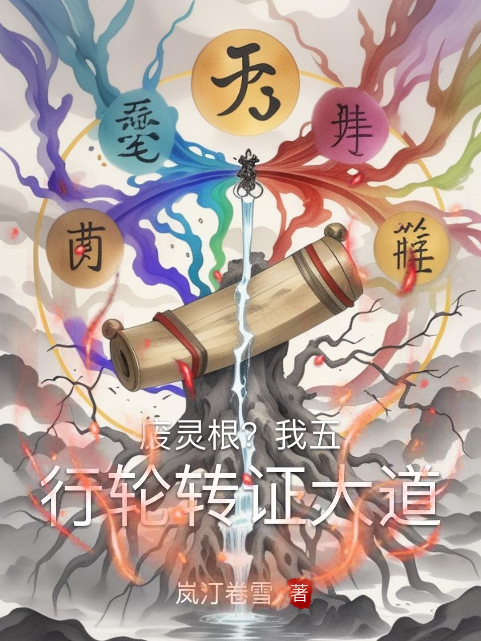 废灵根？我五行轮转证大道封面
