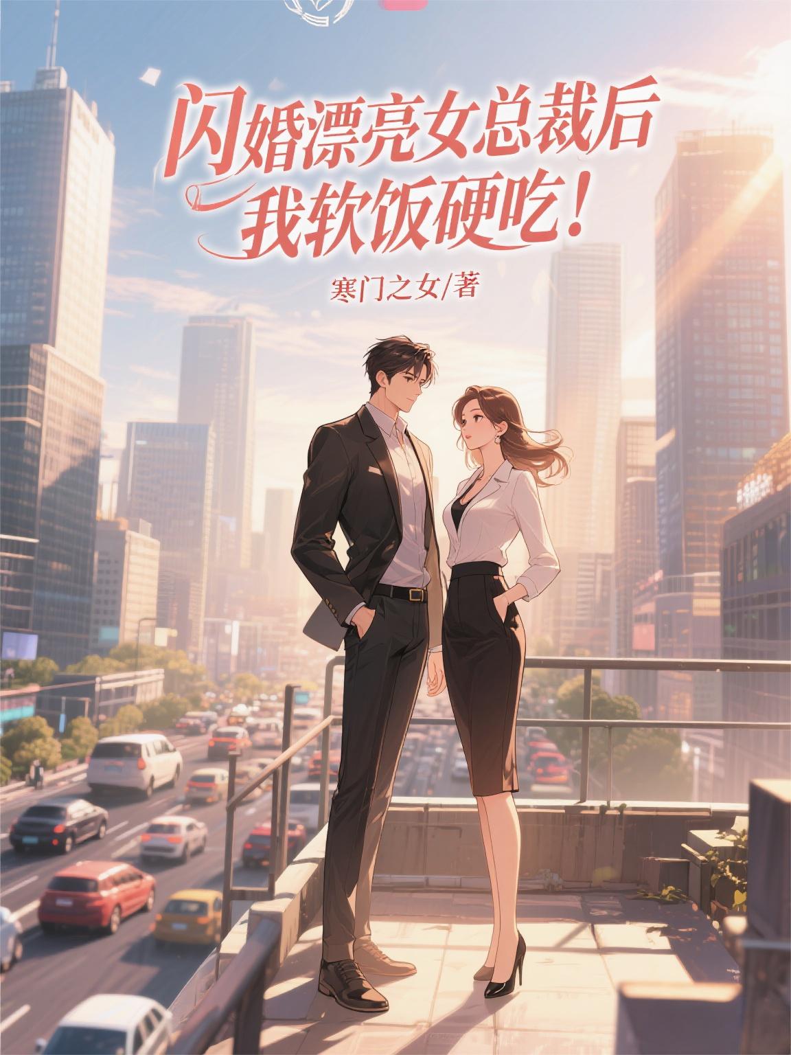 闪婚漂亮女总裁后，我软饭硬吃！封面