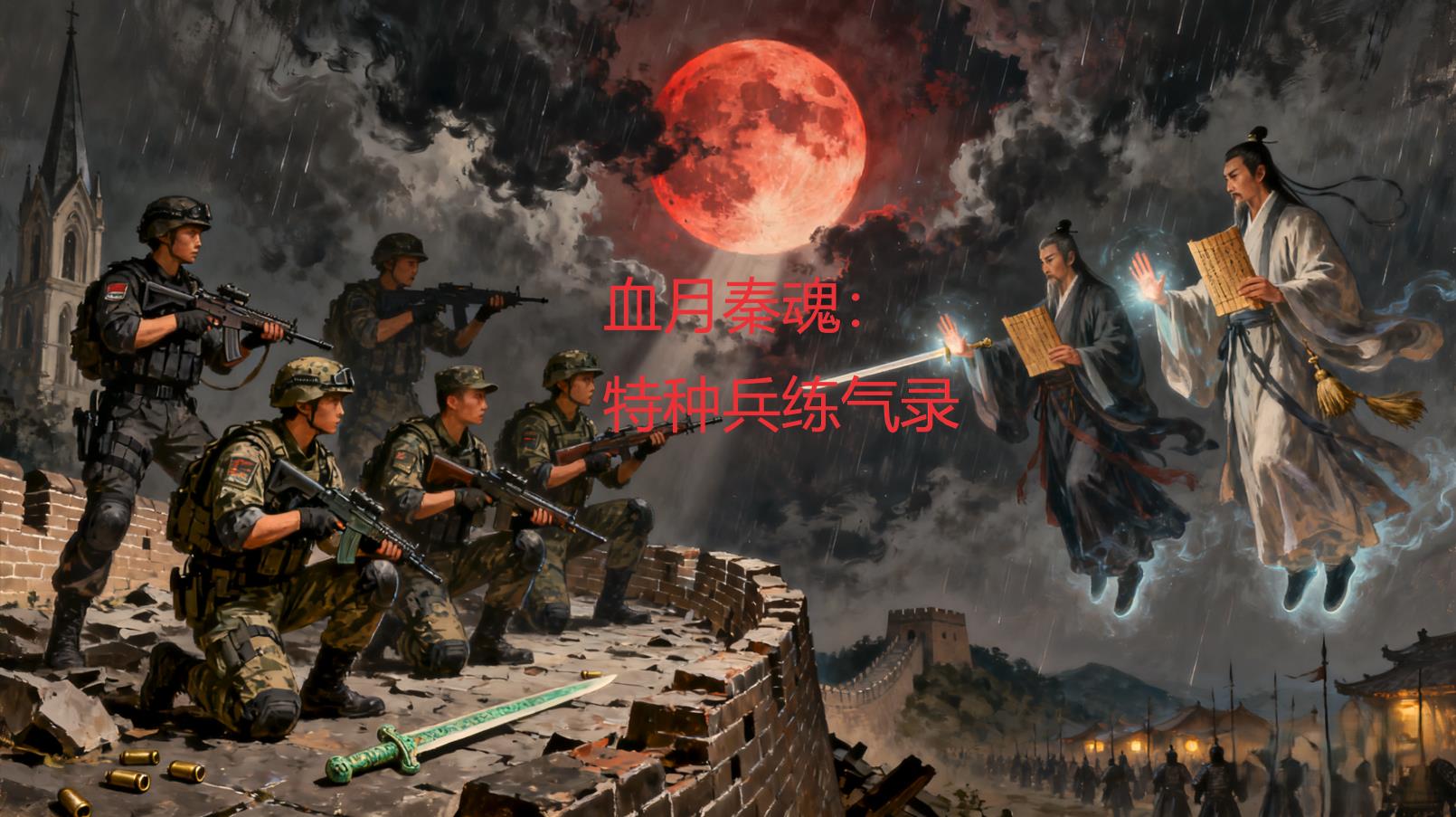 血月秦魂：特种兵炼气录封面
