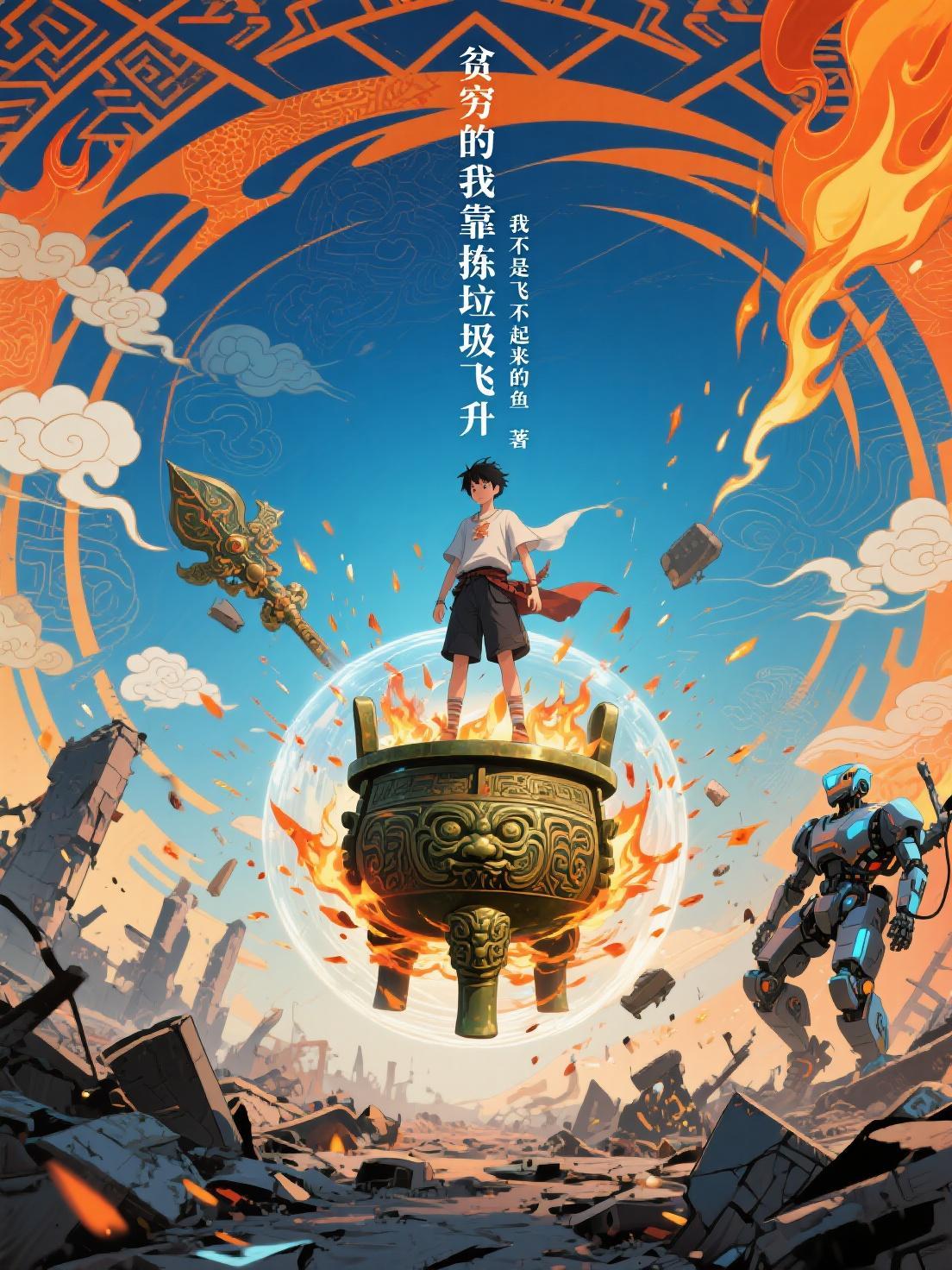 贫穷的我靠拣垃圾飞升封面