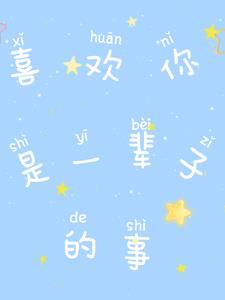 我喜欢你，是一辈子的事封面