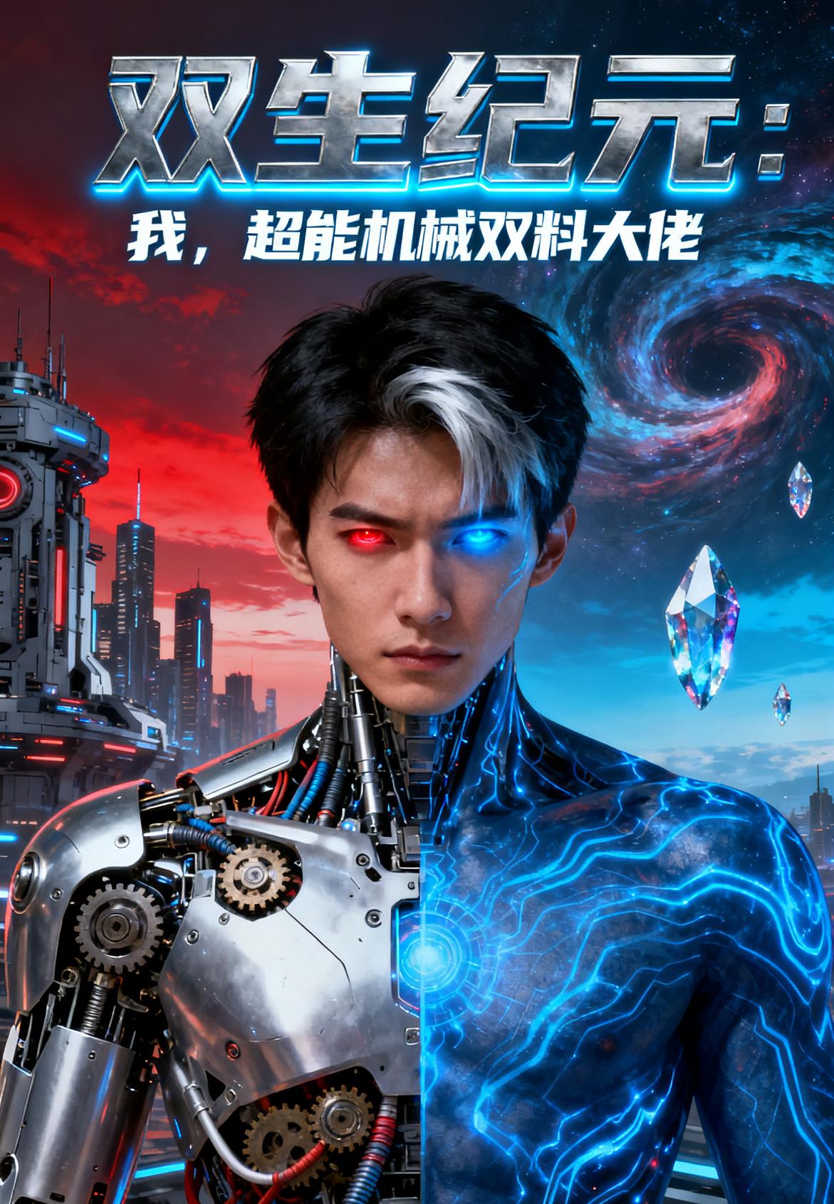 双生纪元：我，超能机械双料大佬封面