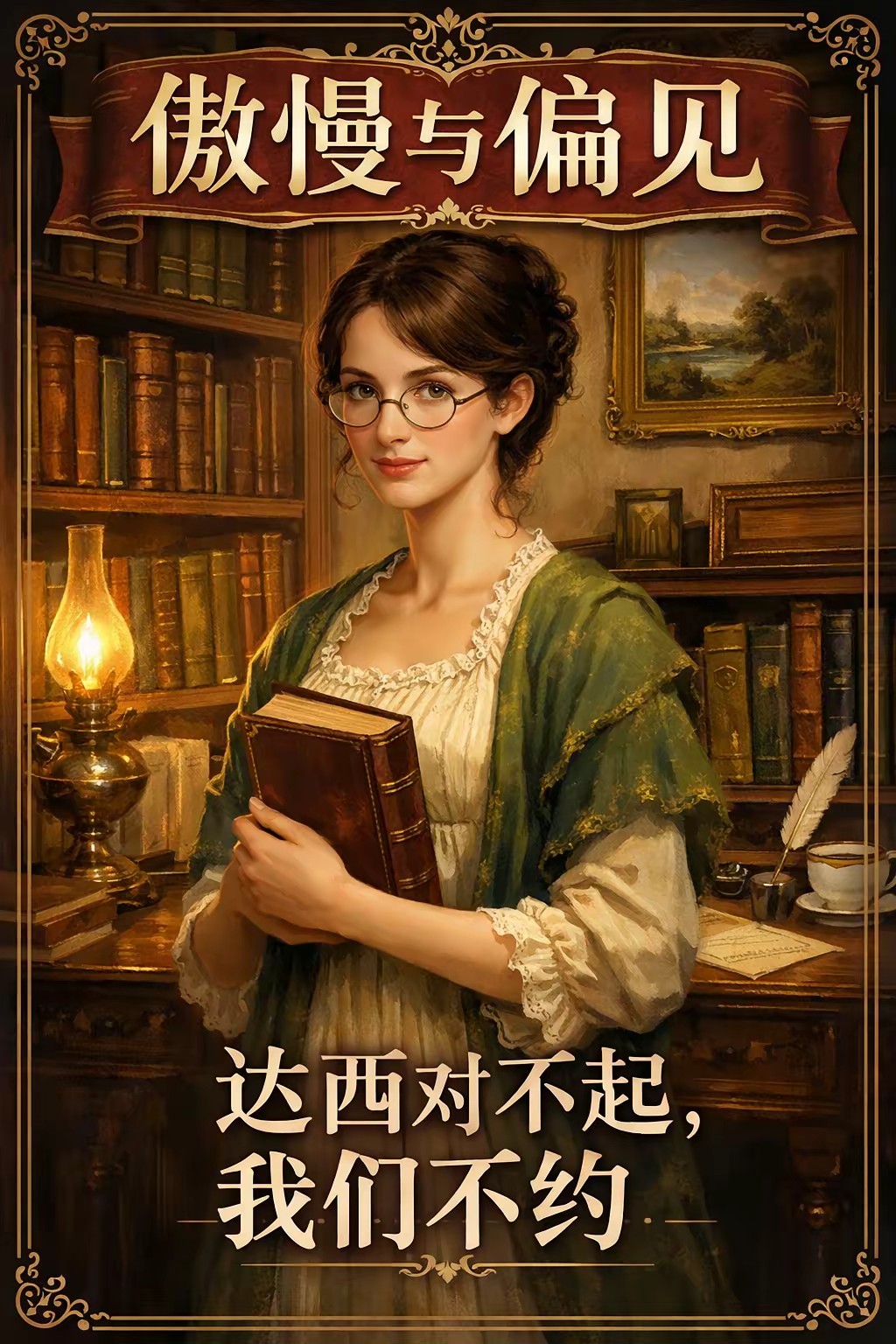 傲慢与偏见达西对不起，我们不约封面