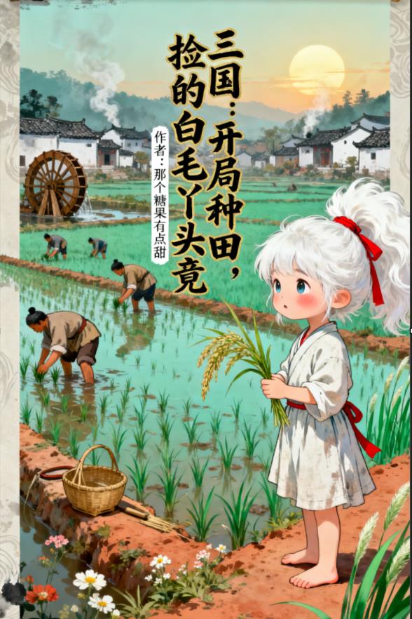 三国：开局种田，捡的白毛丫头竟封面