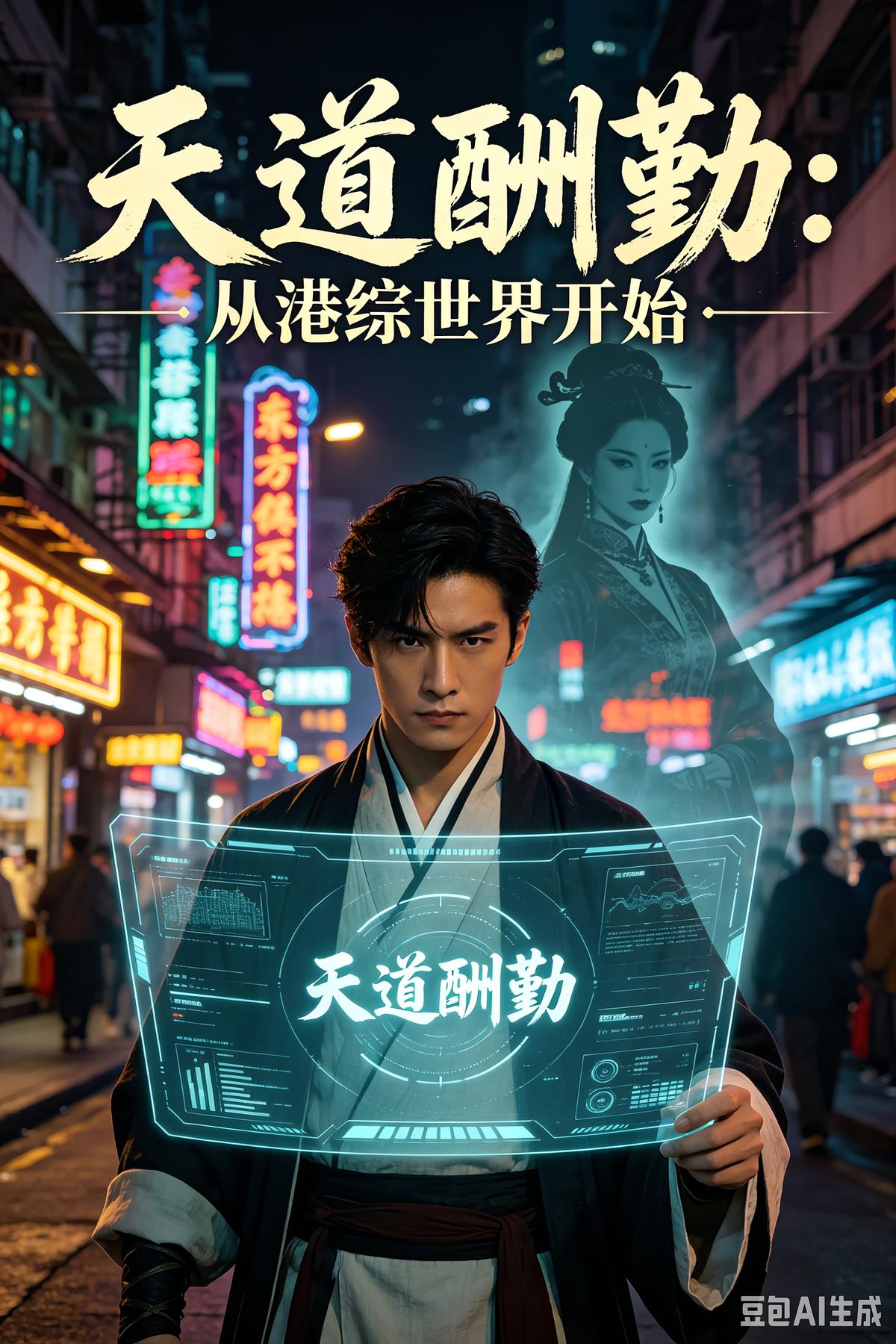 天道酬勤：从港综世界开始封面