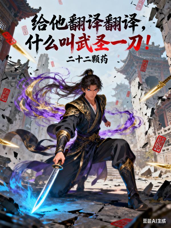 给他翻译翻译,什么叫武圣一刀!封面