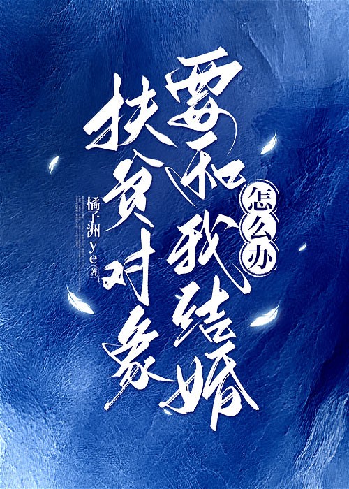 扶贫对象要和我结婚怎么办封面