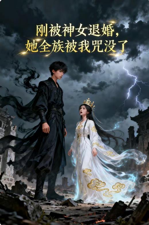 刚被神女退婚,她全族被我咒没了封面