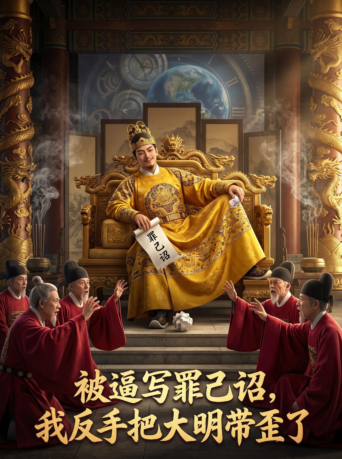 被逼写罪己诏，我反手把大明带歪封面