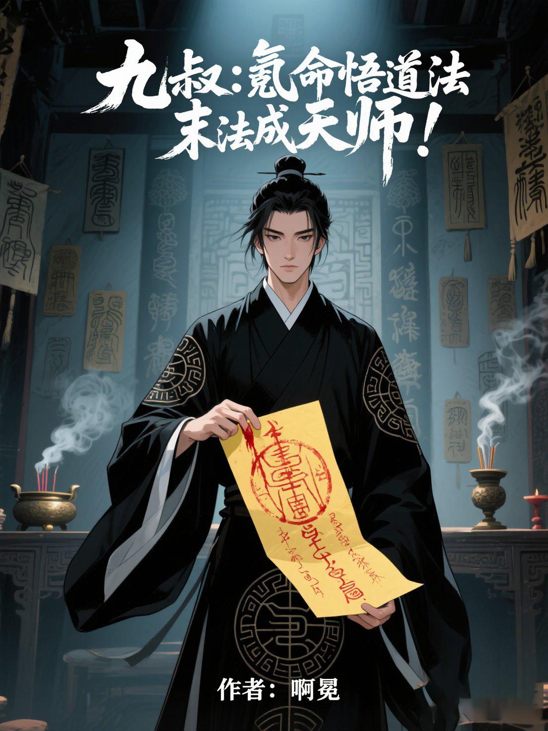 九叔：氪命悟道法，末法成天师！封面