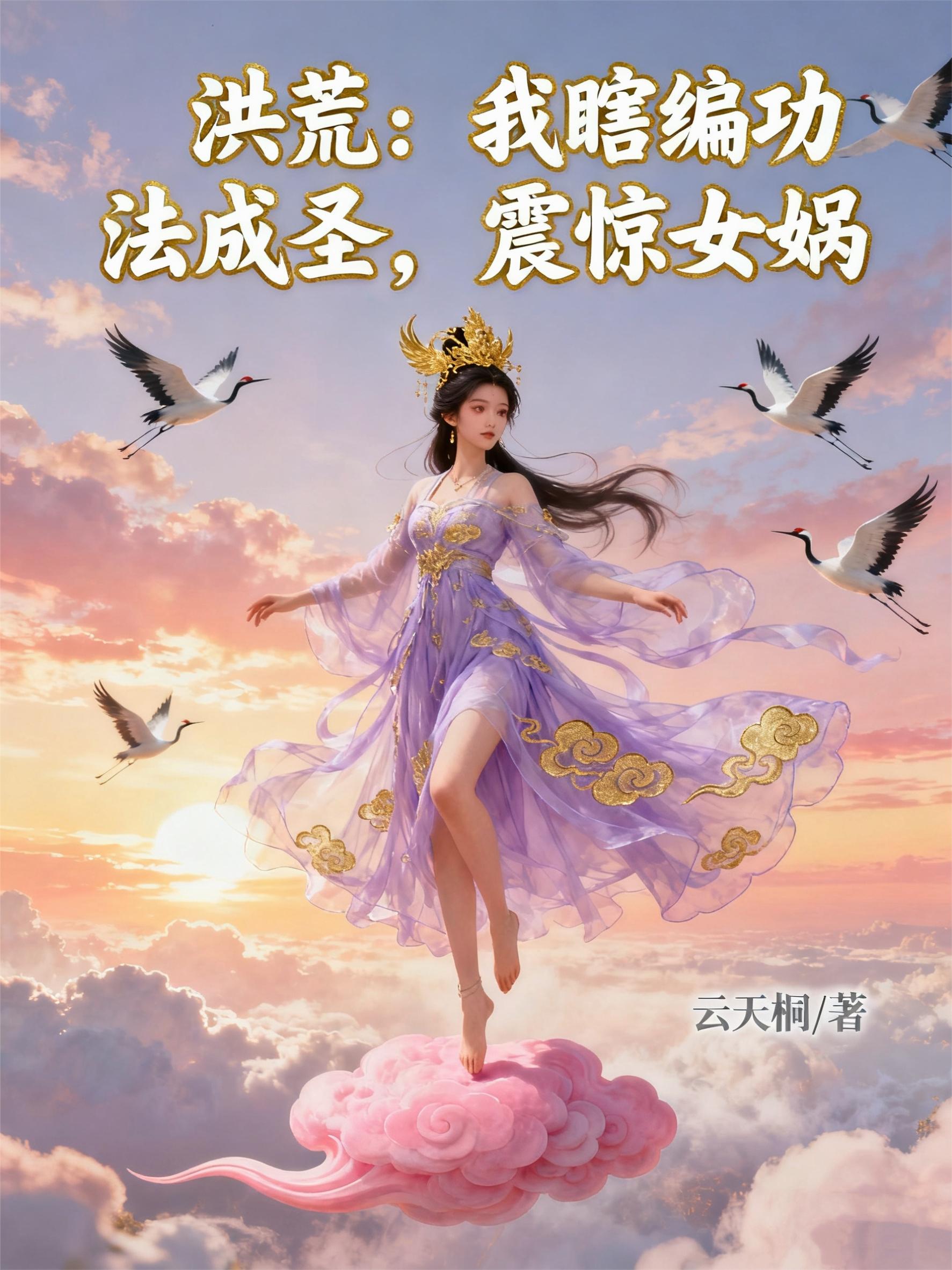 洪荒：我瞎编功法成圣，震惊女娲封面