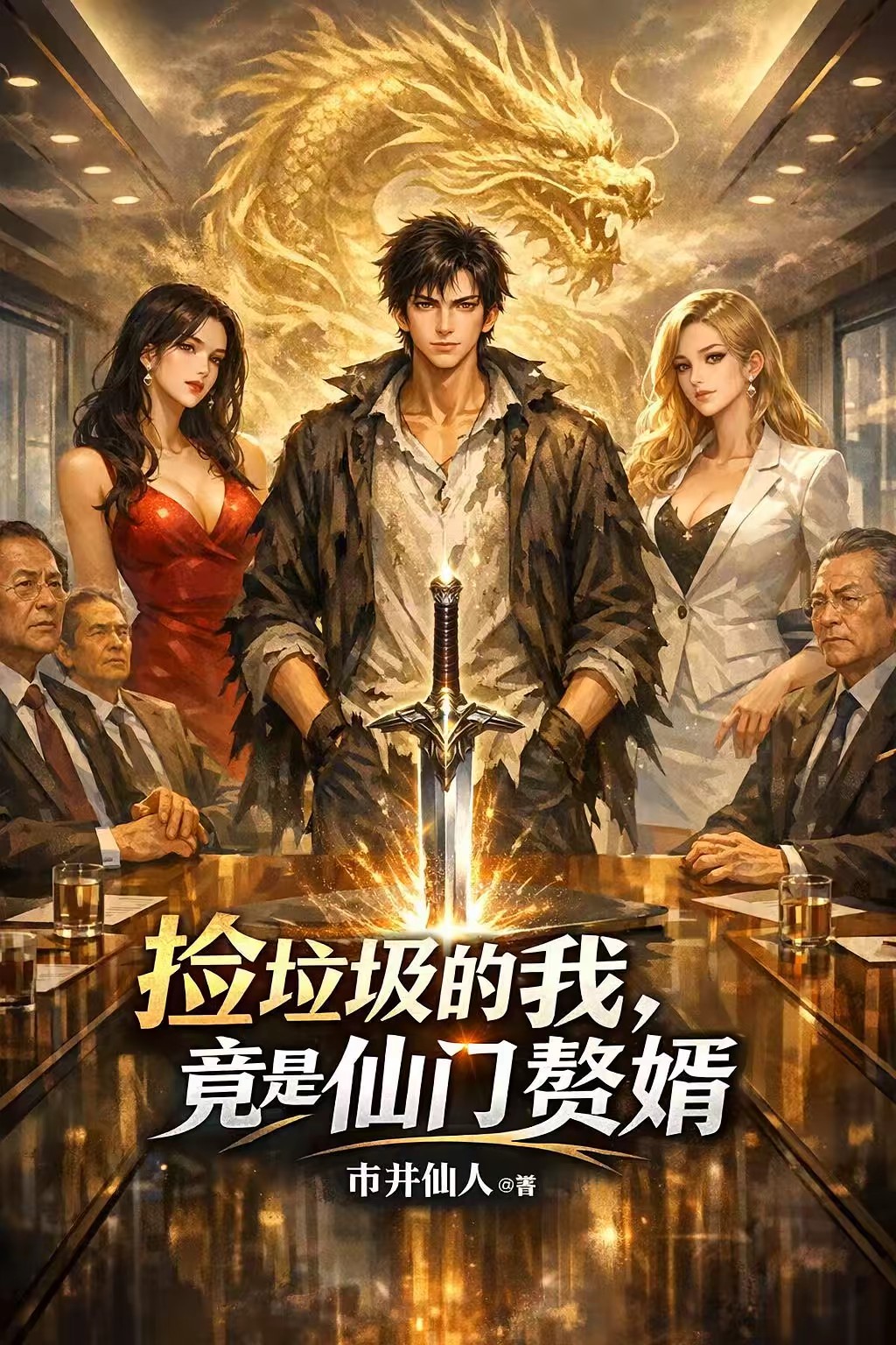 捡垃圾的我，竟是仙门赘婿封面