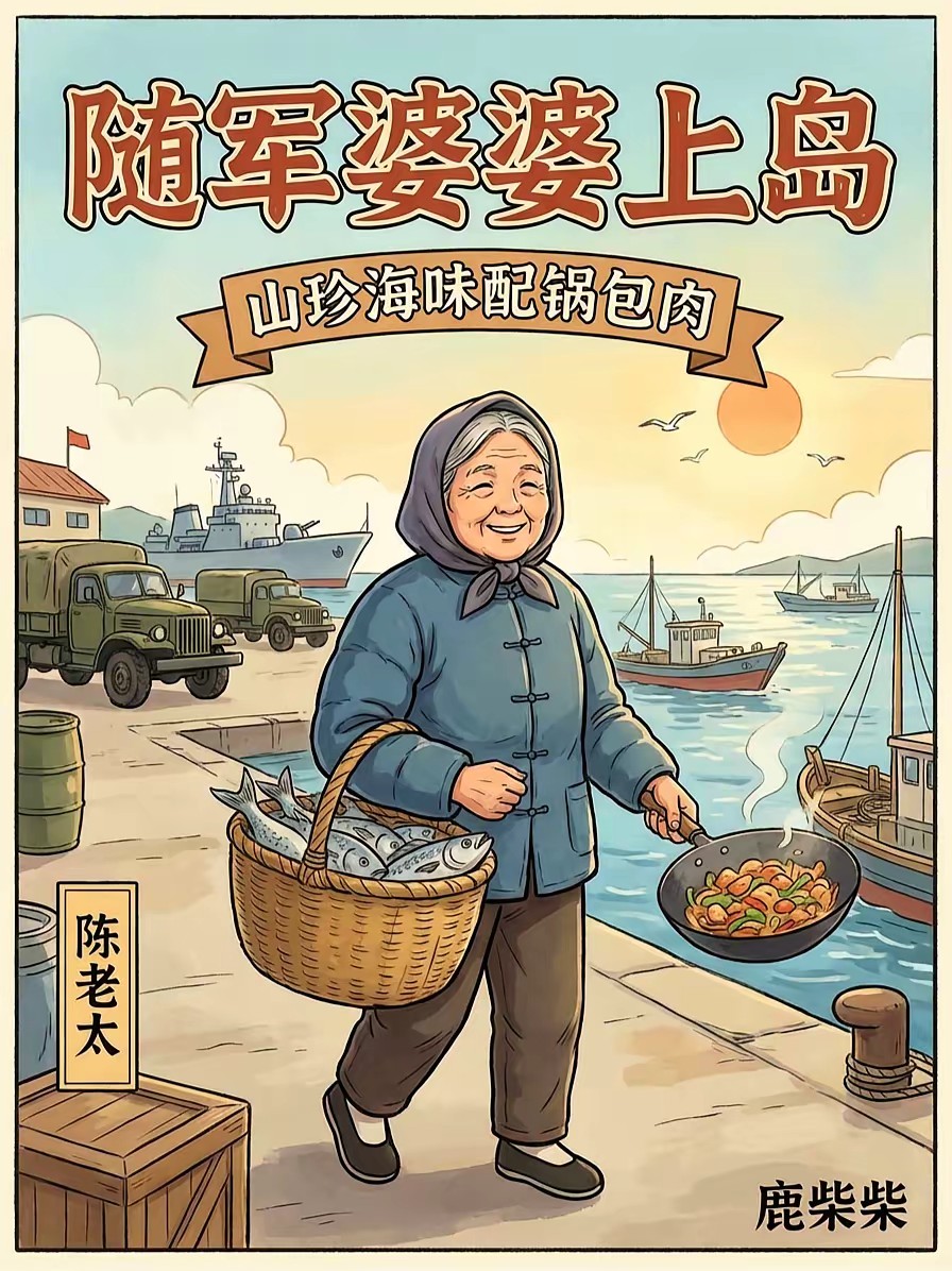 随军婆婆上岛：山珍海味配鸡鸭封面