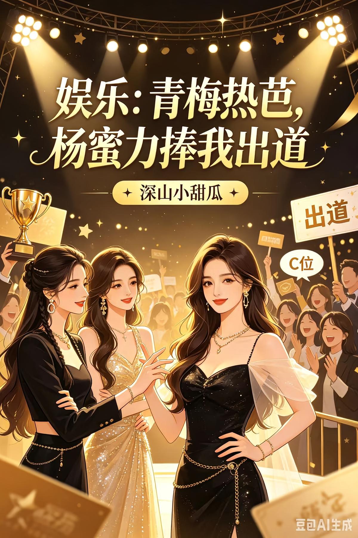 娱乐：青梅热芭，杨蜜力捧我出道封面