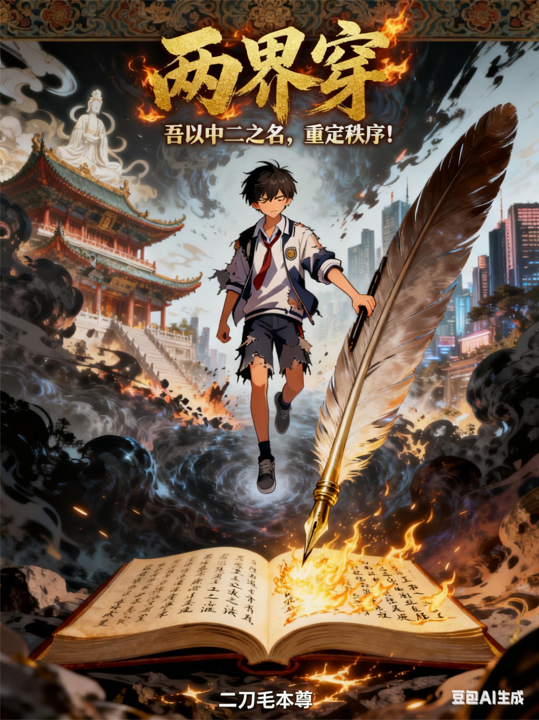 两界穿:吾以中二之名,重定秩序封面