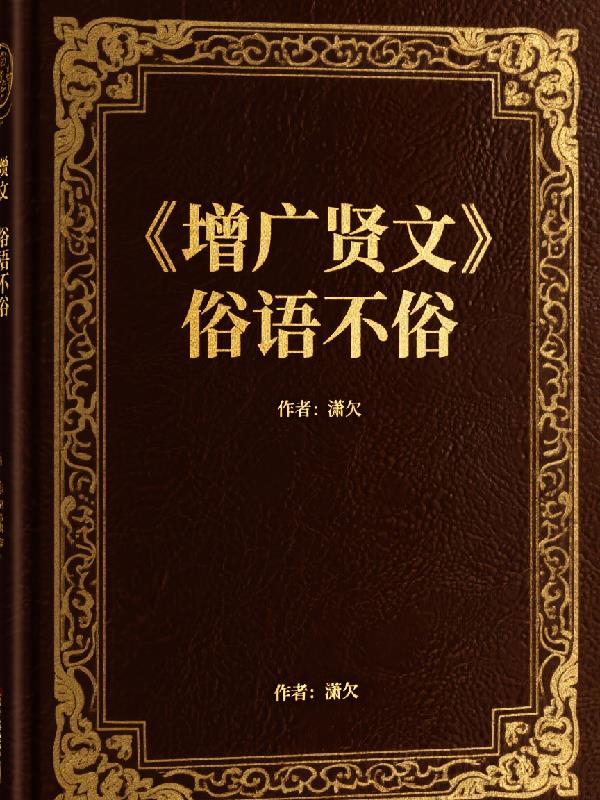 增广贤文,俗语不俗封面