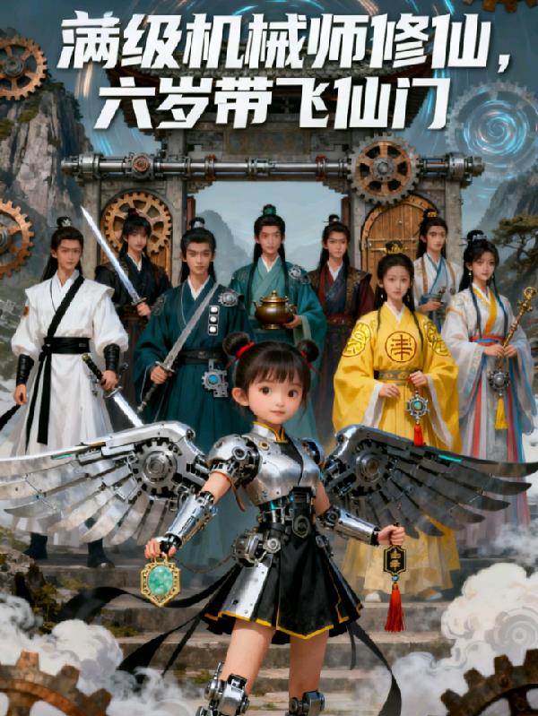 满级机械师修仙，六岁带飞仙门封面