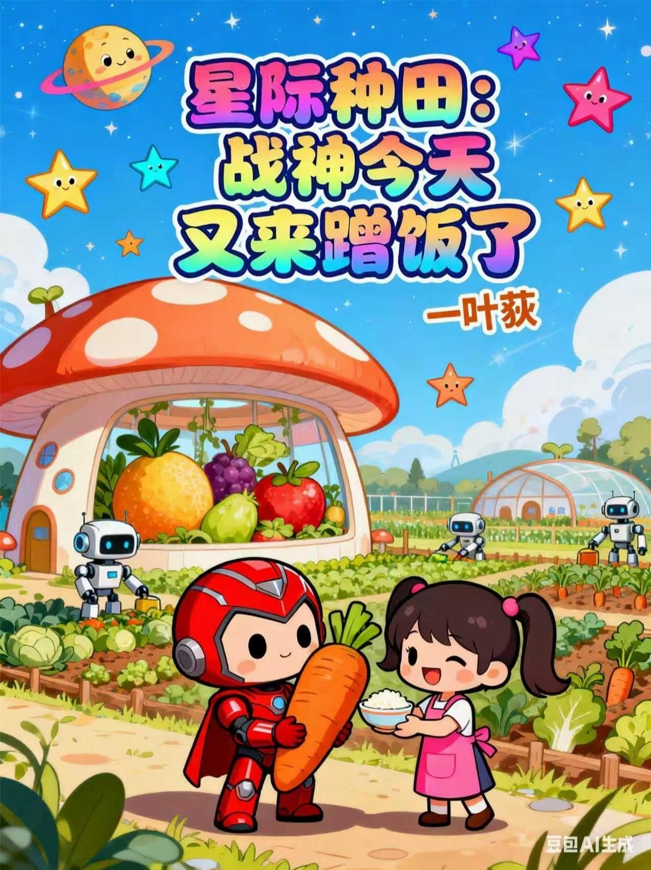 星际种田：战神今天又来蹭饭了封面