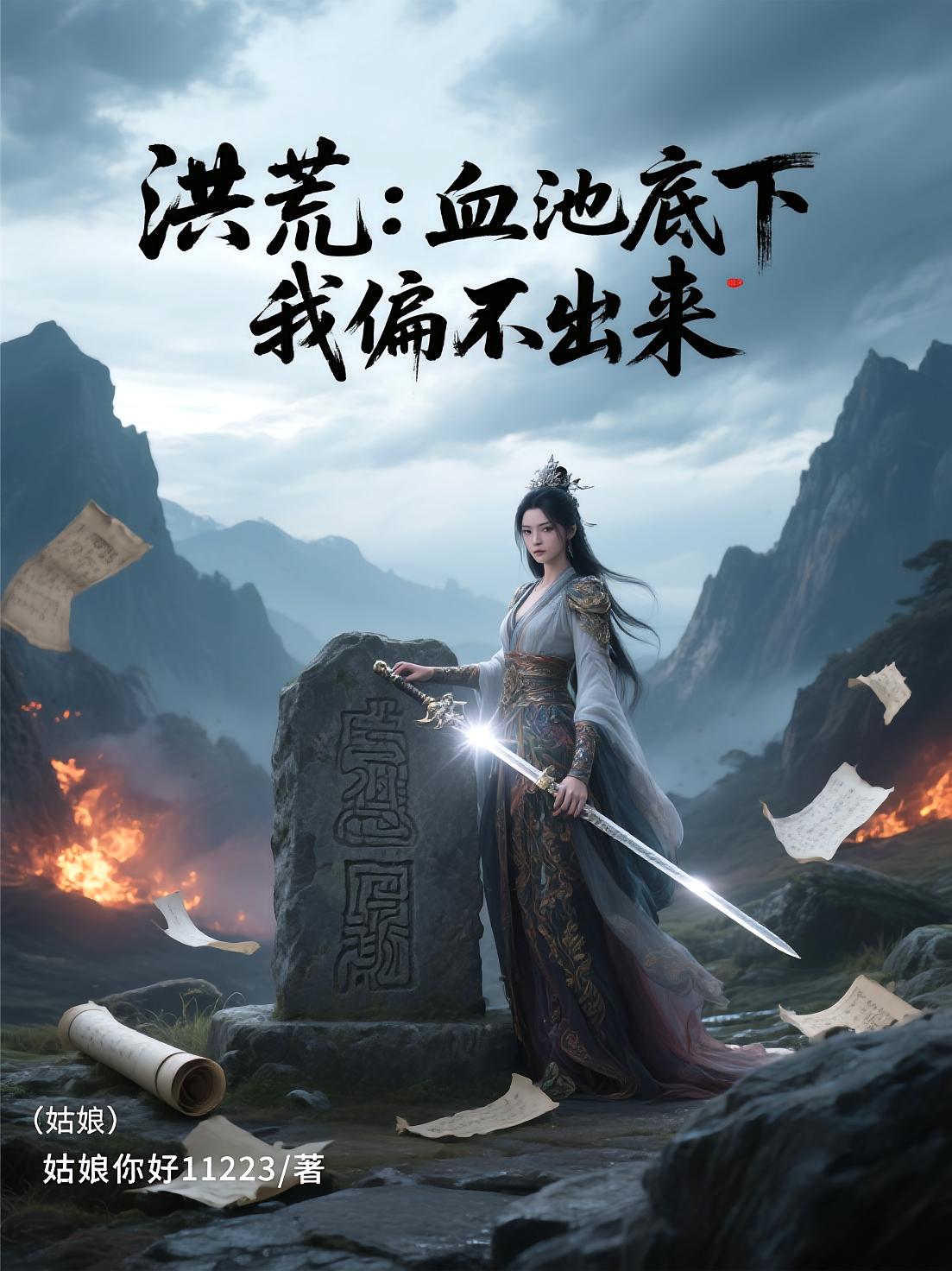 洪荒：血池底下，我偏不出来封面
