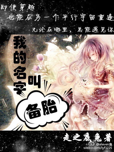 我的名字叫备胎封面