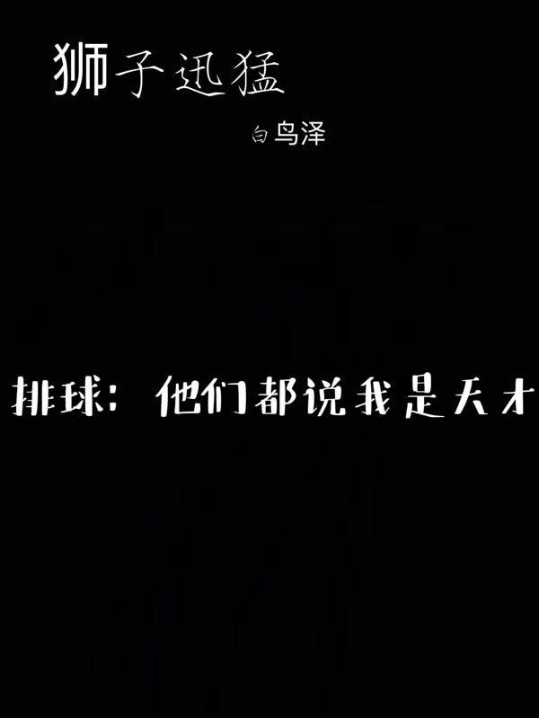 排球:他们都说我是天才封面