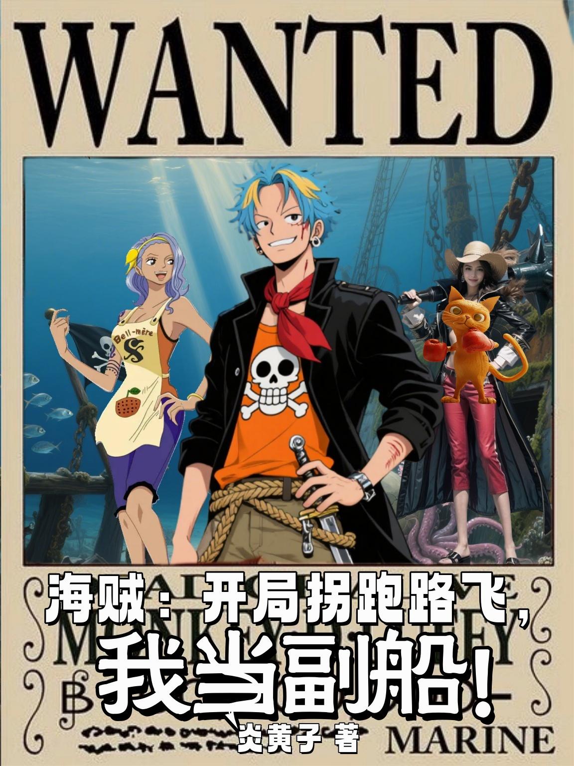 海贼：开局拐跑路飞，我当副船！封面