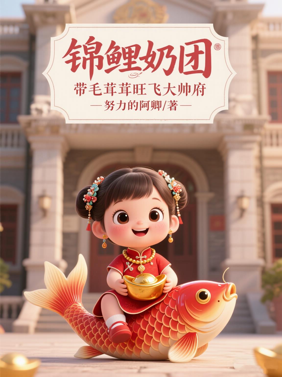 锦鲤奶团带毛茸茸旺飞大帅府封面