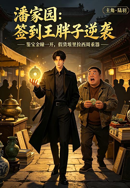 潘家园：签到王胖子逆袭封面