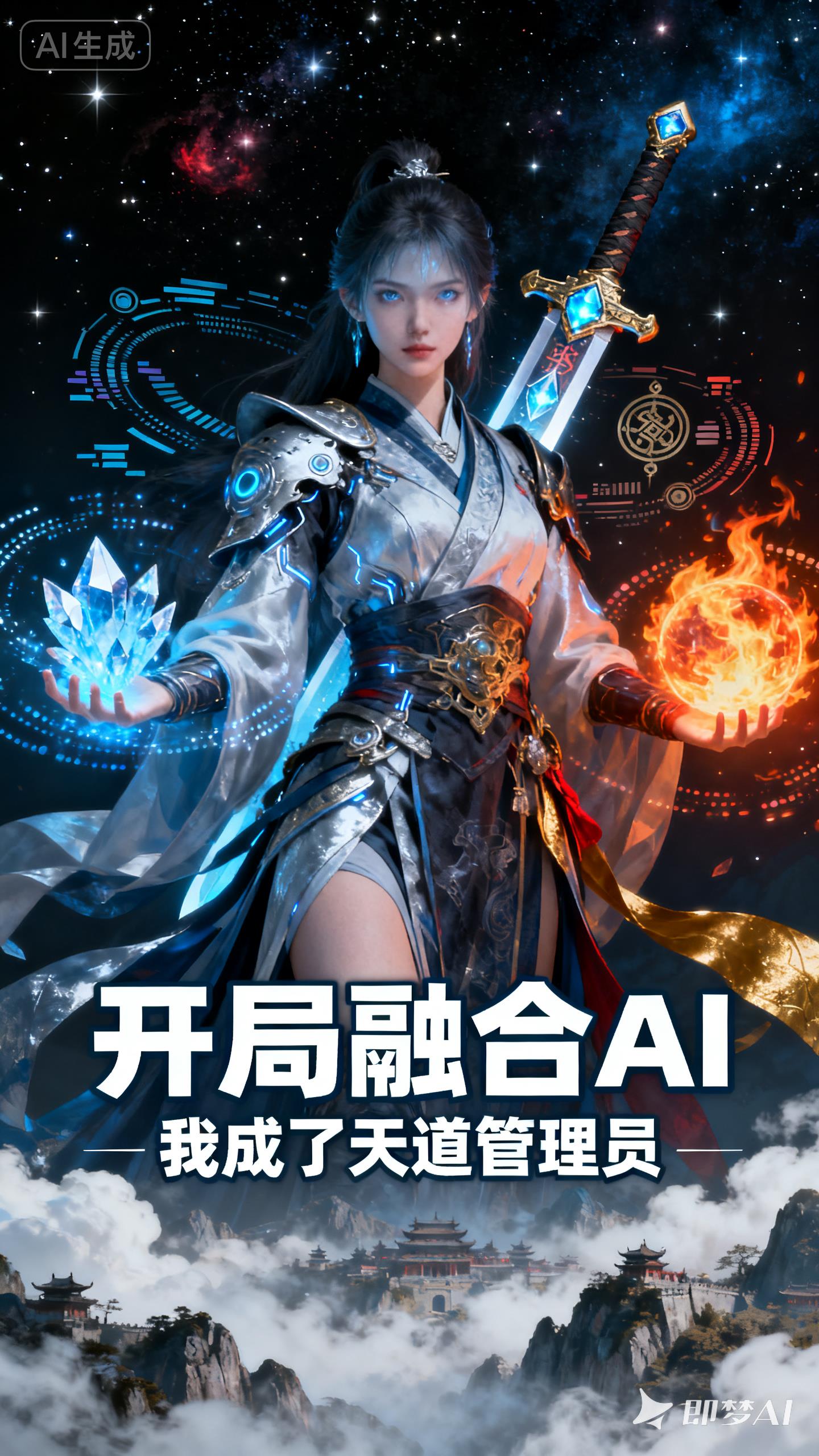 开局融合AI，我成了天道管理员封面