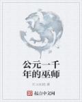 公元一千年的巫师封面