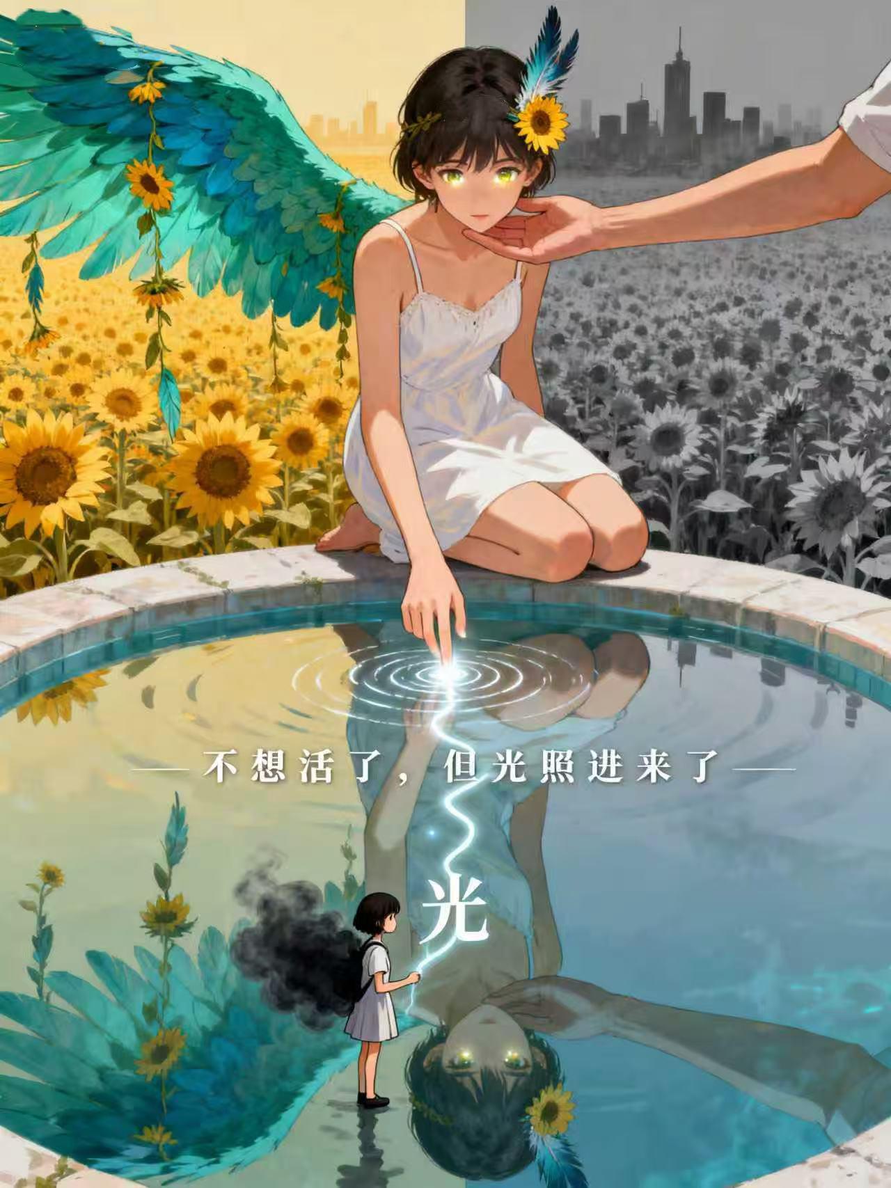 不想活了，但光照进来了封面