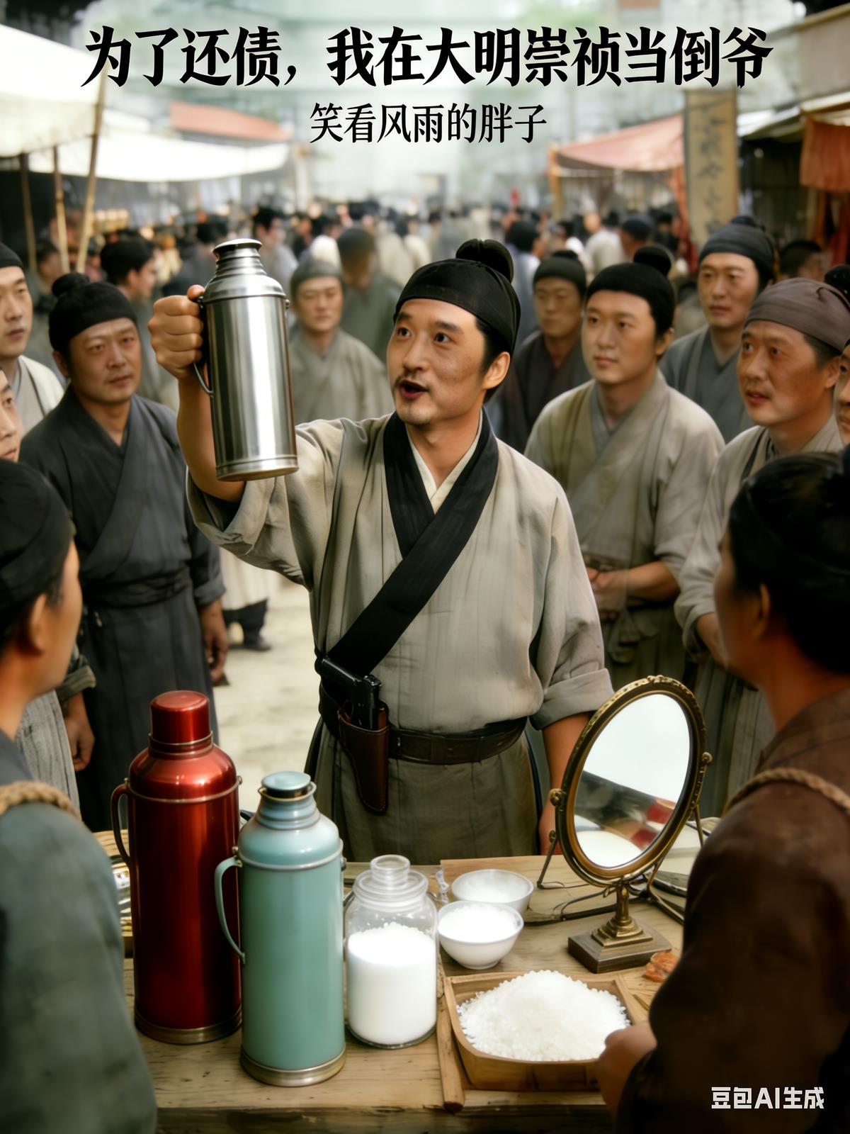 为了还债，我在大明崇祯当倒爷，封面