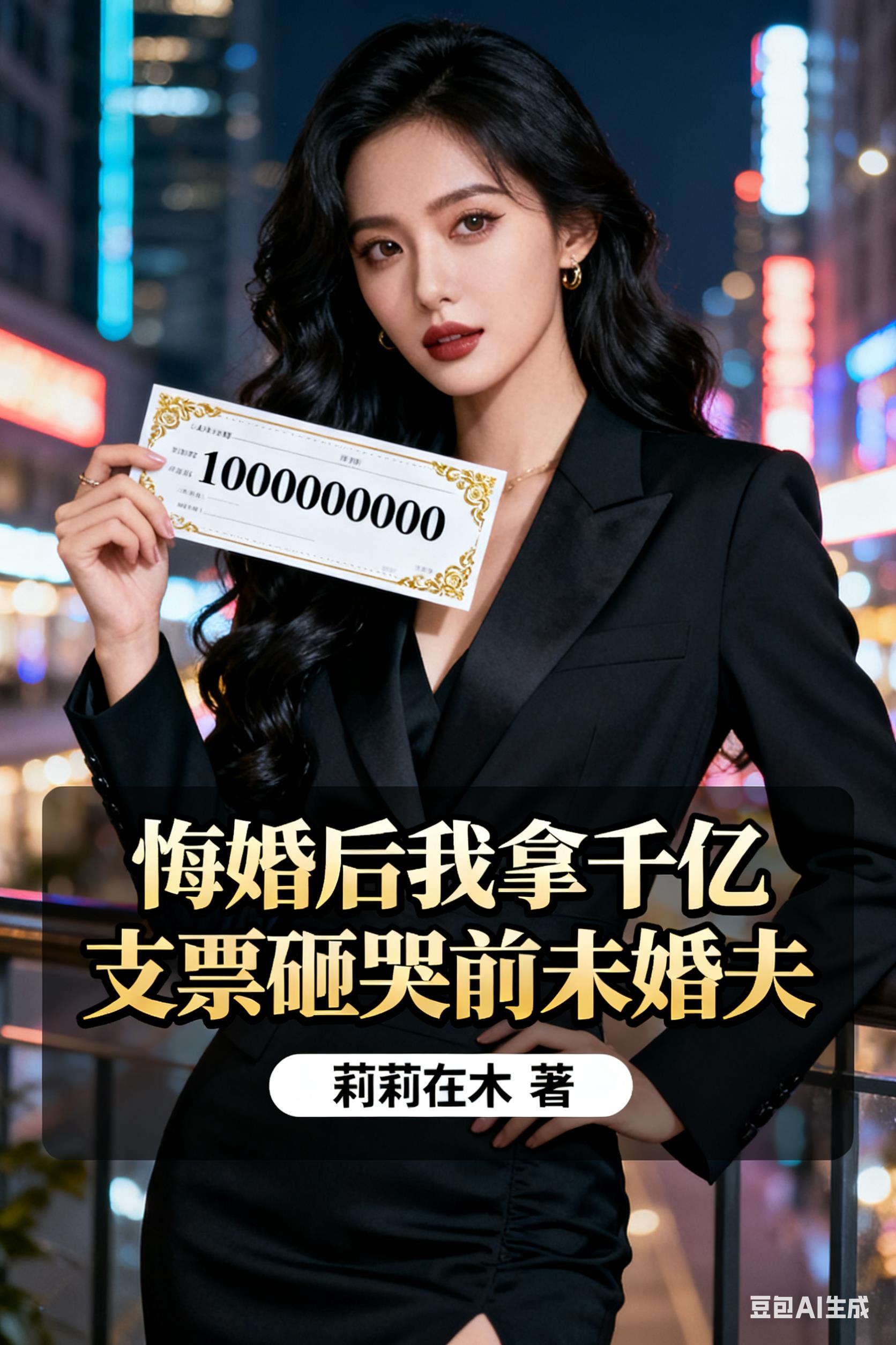 悔婚后我拿千亿支票砸哭前未婚夫封面