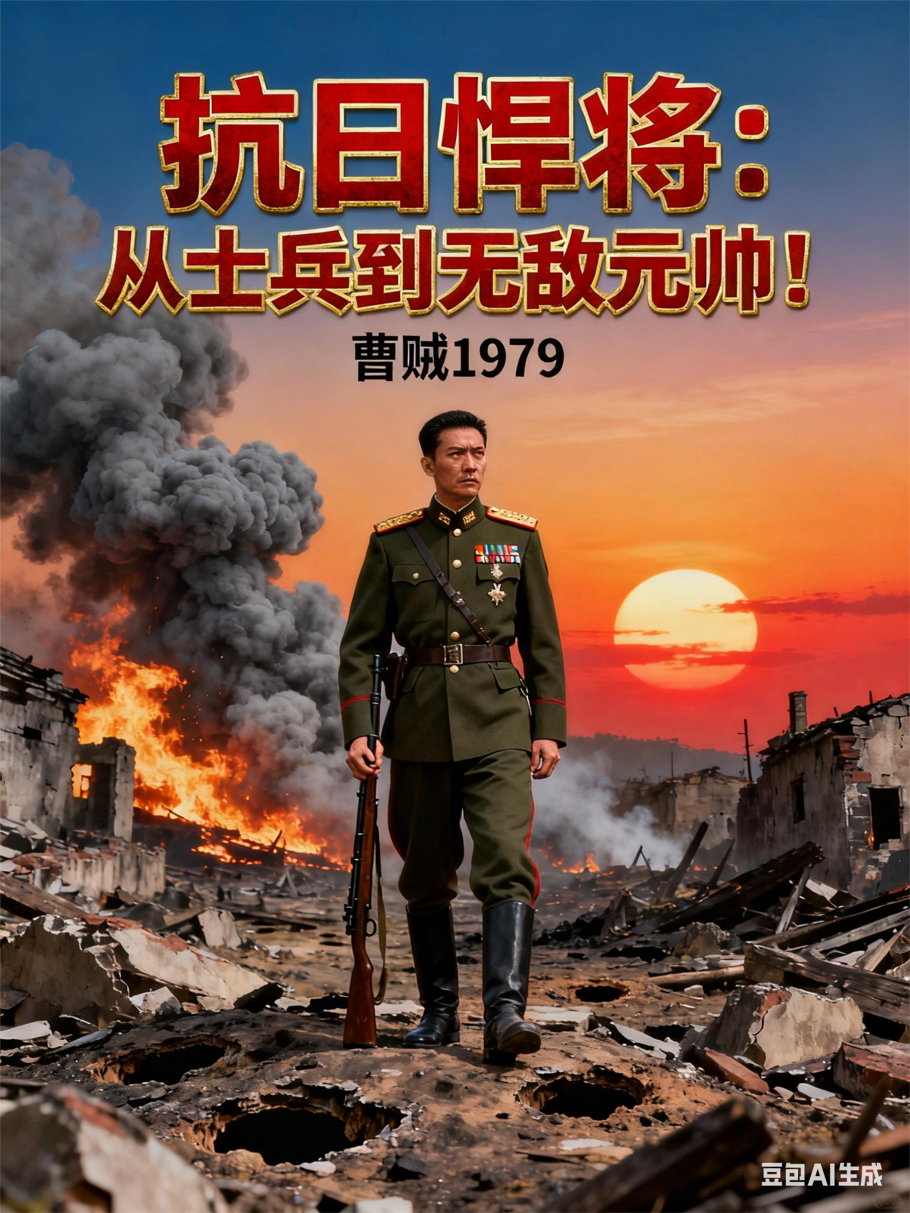 抗日悍将：从士兵到无敌元帅！封面