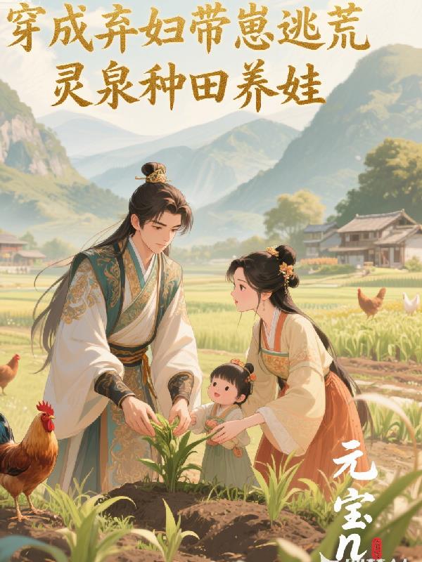 穿成弃妇带崽逃荒，灵泉种田养娃封面