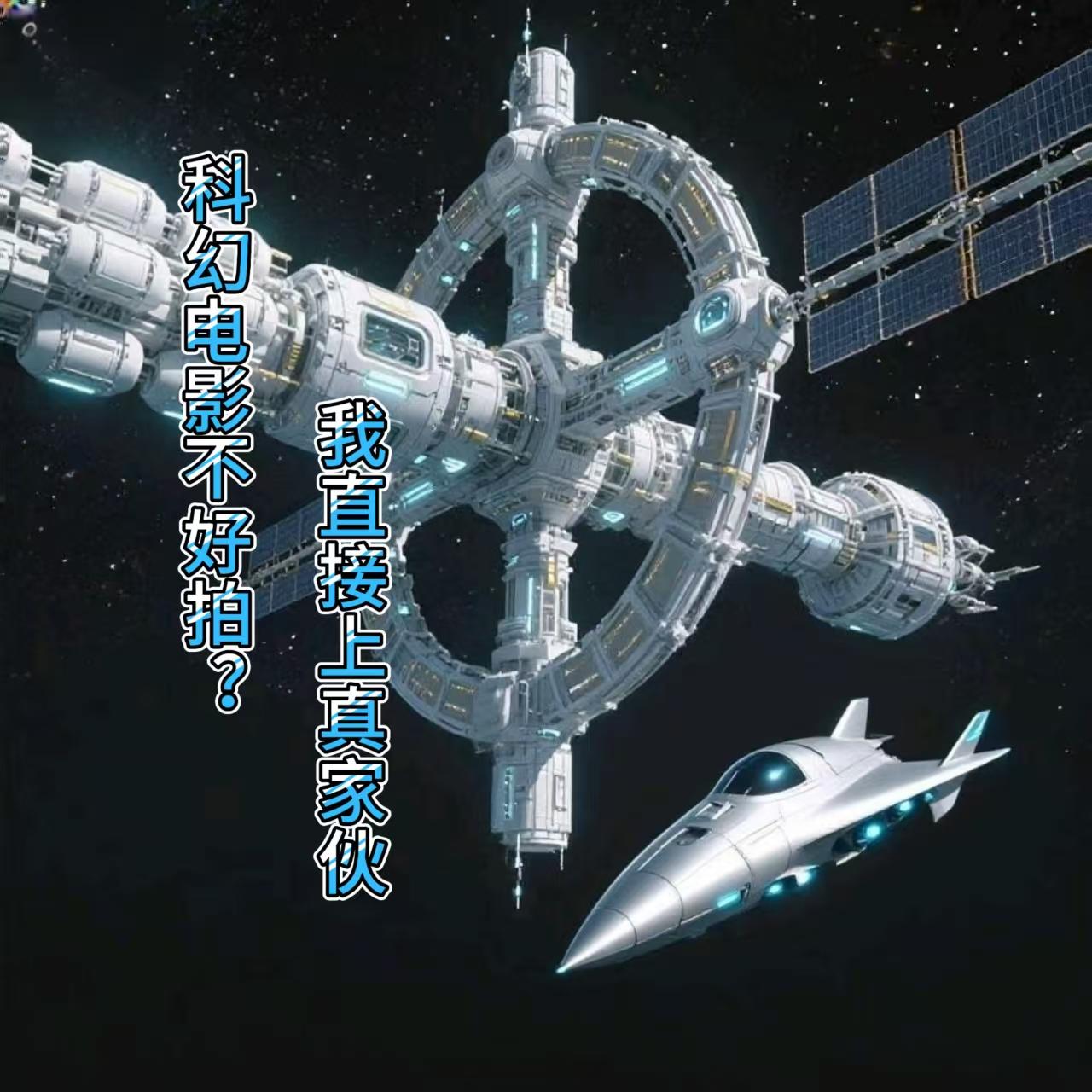 科幻电影不好拍？我直接上真家伙封面