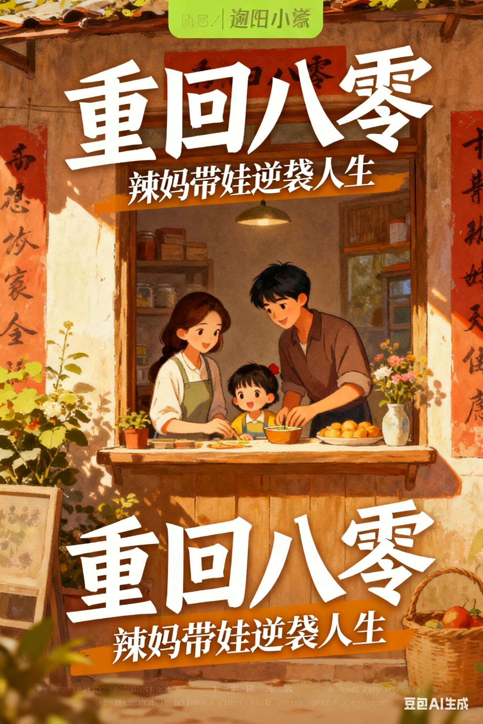 重回八零：辣妈带娃逆袭人生封面