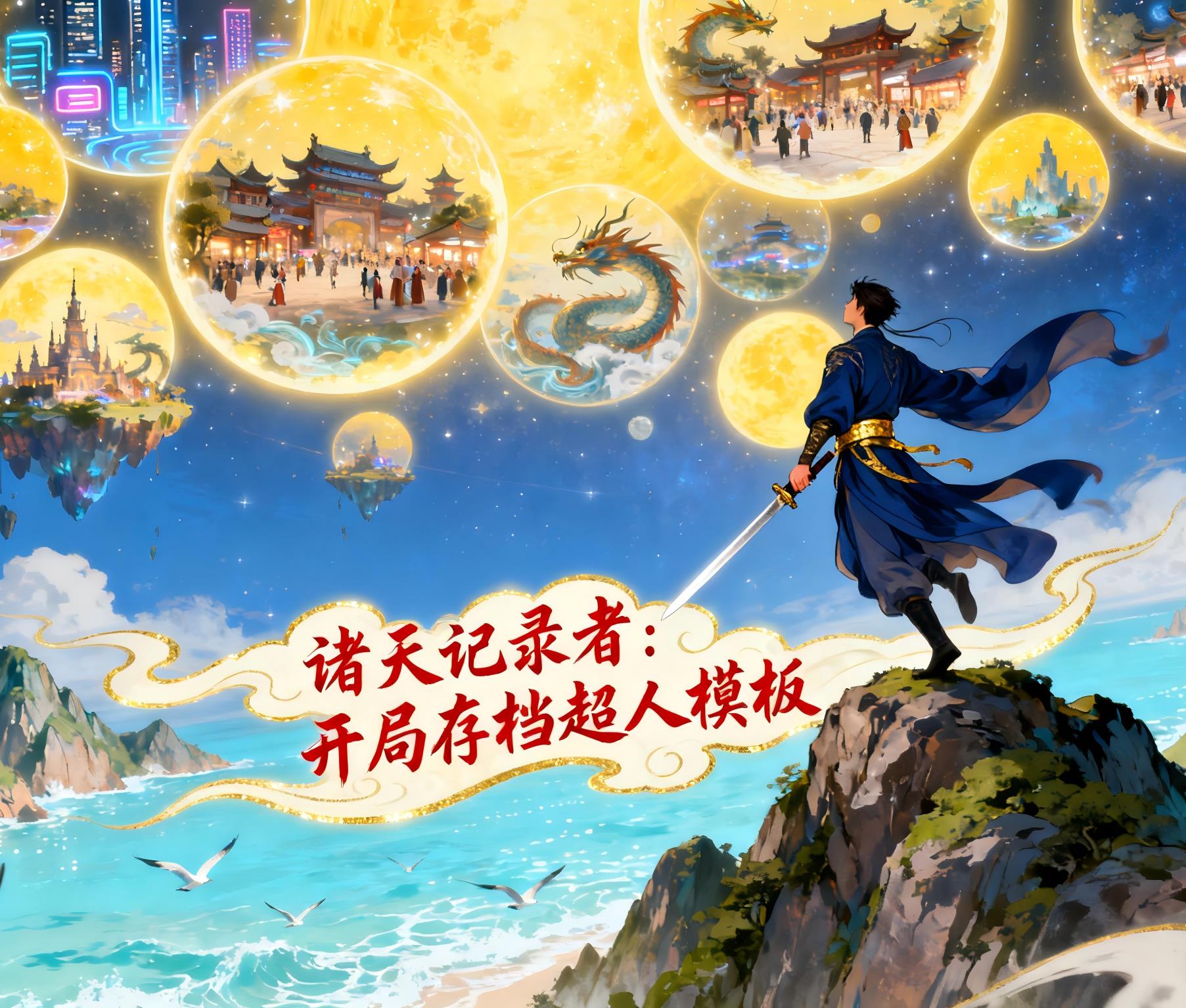 诸天记录者：开局存档超人模板封面
