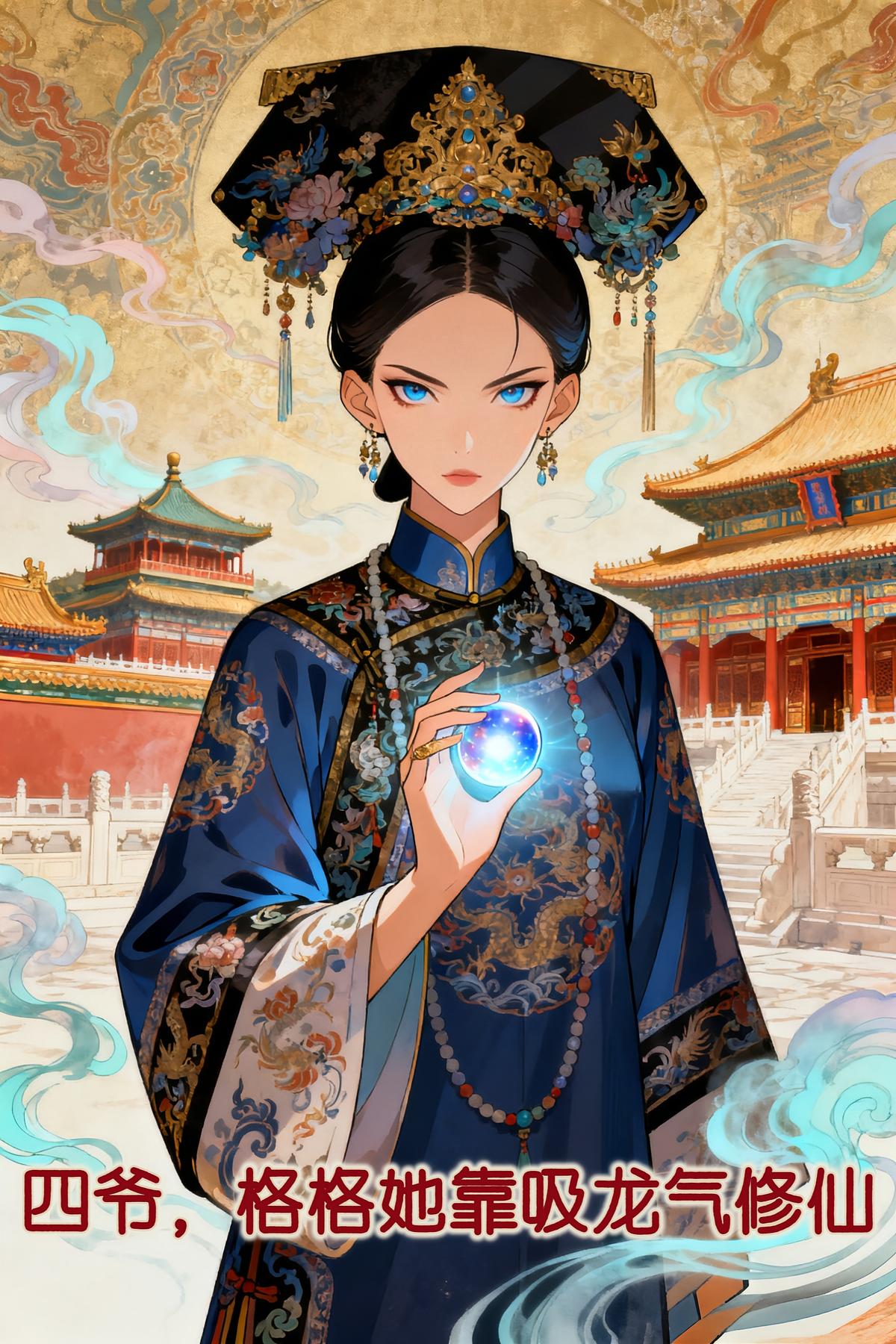 四爷，格格她靠吸龙气修仙封面