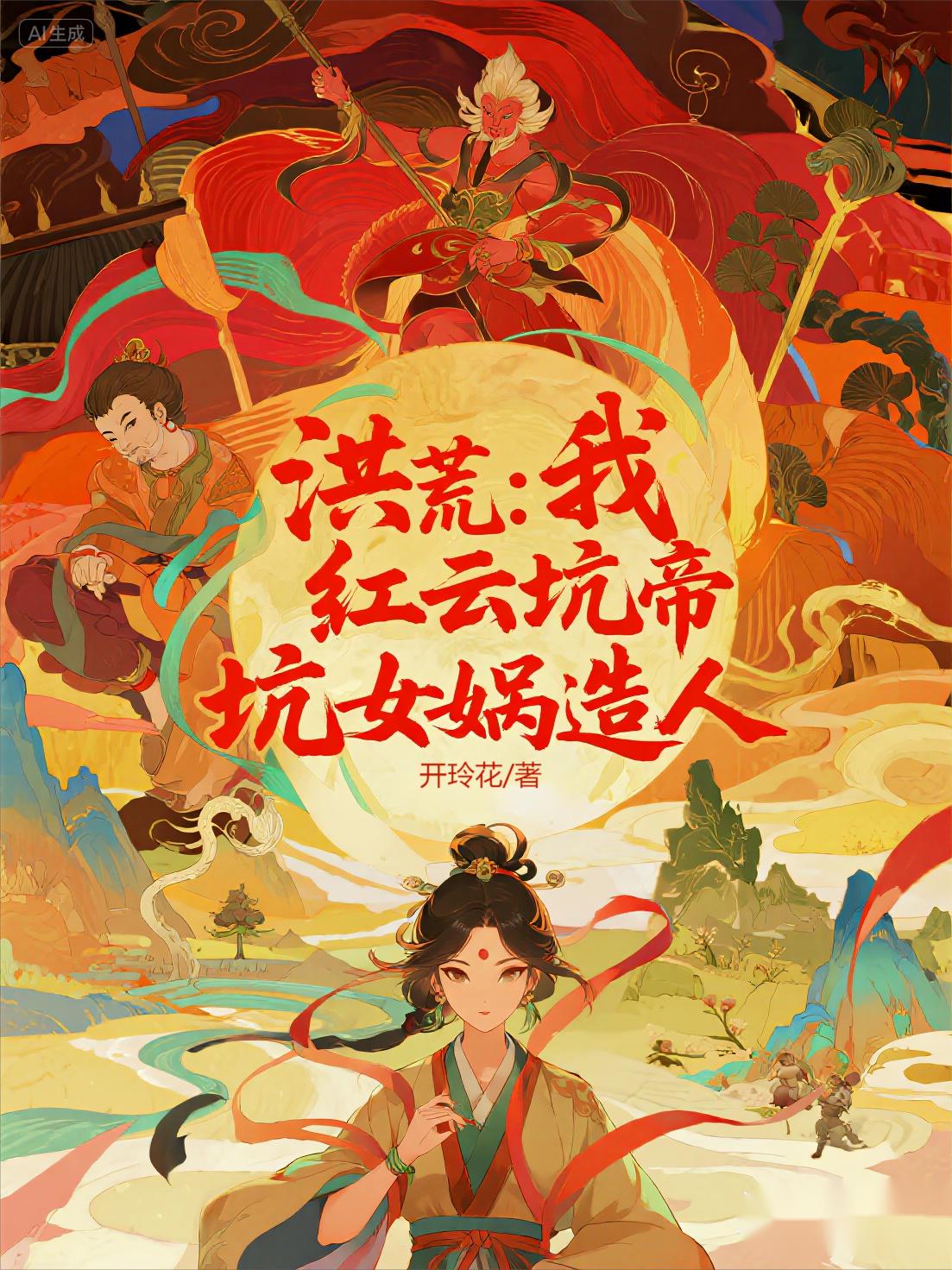 洪荒：我，红云坑帝，坑女娲造人封面